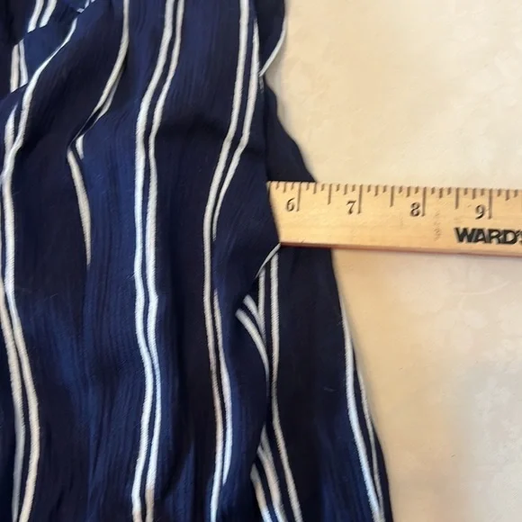 Shoreline. Jumpsuit. Blue/White Stripe. Size L. - Picture 9 of 11